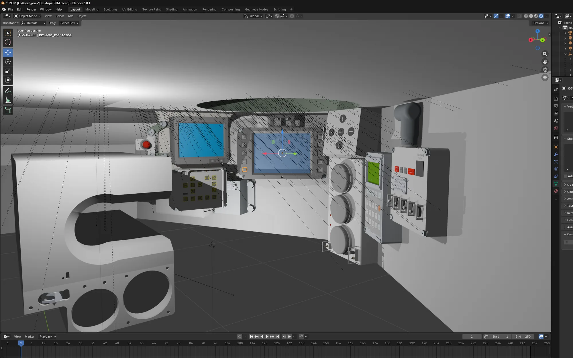 Commander station